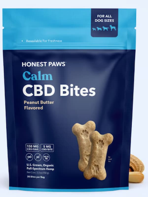 CBD bites for dogs from Honest Paws